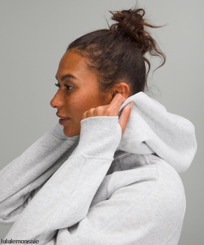 Lululemon Damen DELULU186 | Scuba-Oversized-Hoodie Mit Halbem Reißverschluss Meliert